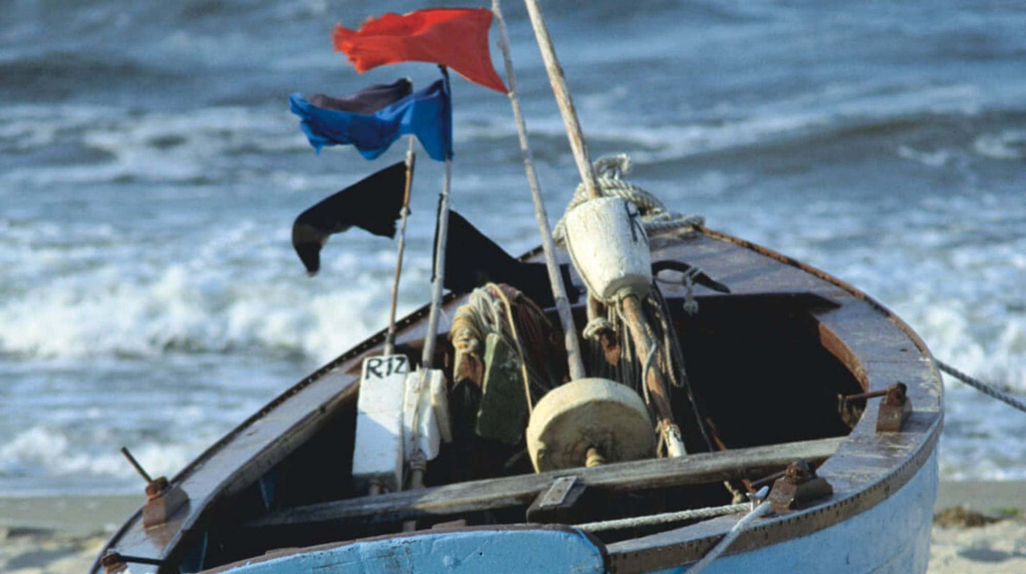 Boot am Usedomer Strand